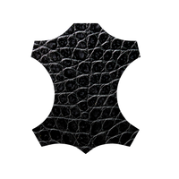 Croc Embossed Leather