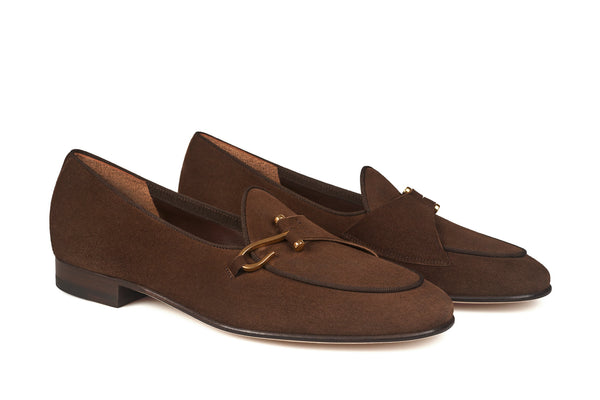 Costa Barca Suede Loafer L129, Trending Collection, front three-quarter view